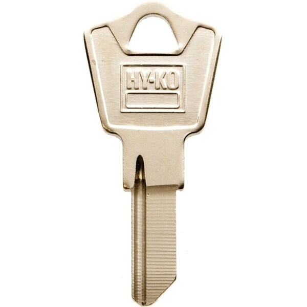 Hy-Ko Key Blank, Brass, Nickel, For: ESP Vehicle Locks - 11010ES8M