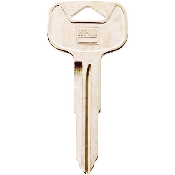 Hy-Ko Automotive Key Blank, Brass, Nickel, For: Toyota Vehicle Locks - 11010TR53