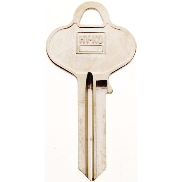 Hy-Ko Key Blank, Brass, Nickel, For: Russwin and Corbin Cabinet, House Locks and Padlocks - 11010RU4