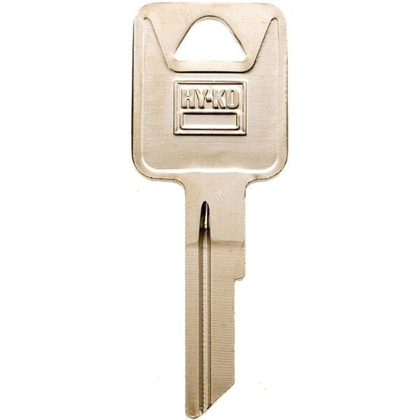 Hy-Ko Automotive Key Blank, Brass, Nickel, For: AMC Vehicle Locks - 11010RA7