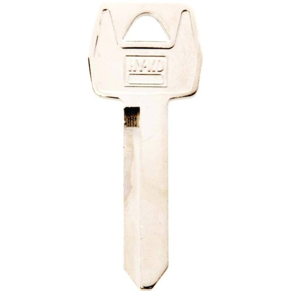 Hy-Ko Key Blank, Brass, Nickel, For: Ford, Lincoln, Mercury Vehicles - 11010H51