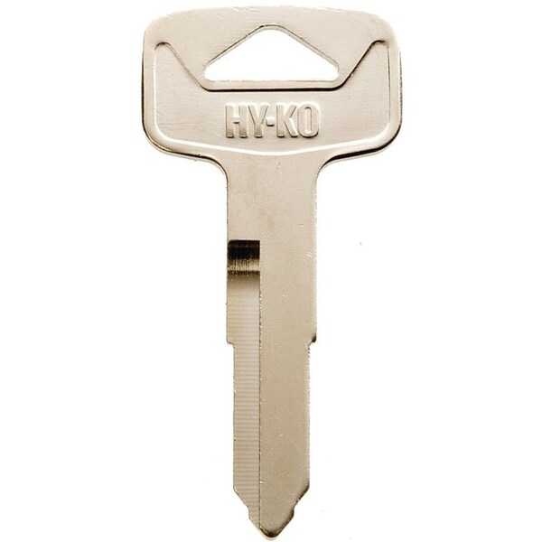 Hy-Ko Automotive Key Blank, Brass, Nickel, For: Yamaha Motorcycle Locks - 11010YH46