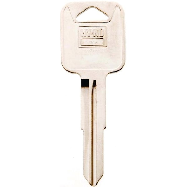Hy-Ko Key Blank, Brass, Nickel - 11010B69