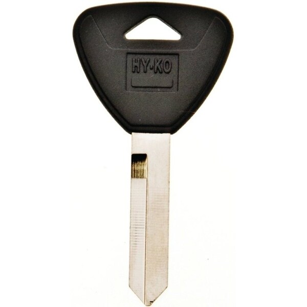 Hy-Ko Key Blank, Brass/Plastic, Nickel, For: Ford, Lincoln, Mercury Vehicles - 12005H62