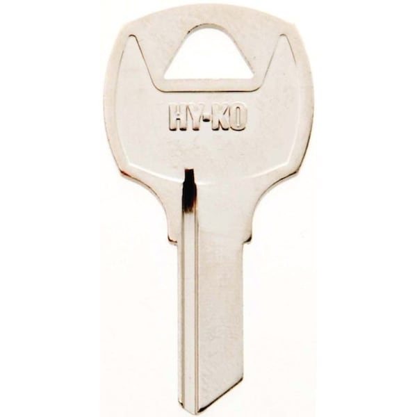 Hy-Ko Key Blank, Brass, Nickel, For: National Cabinet Locks - 11010RO5