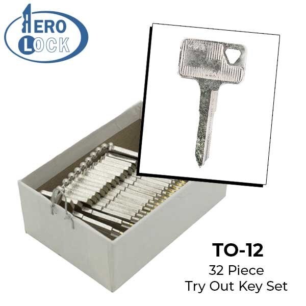 Aerolock VULCAN- Code Series A & B 8001-9000- 32 Keys - AER-TO12