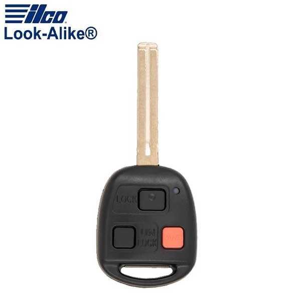 Ilco LAL RHK-LEXUS-3B8 Lexus 3 Button Remote Head Key (HYQ1512V) - ILCO-AX00014680