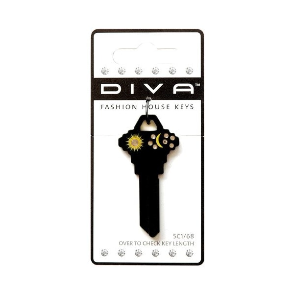 Hillman HILLMAN DIVA Sun & Moon House/Office Universal Key Blank SC1 Single, PK6 - 87050