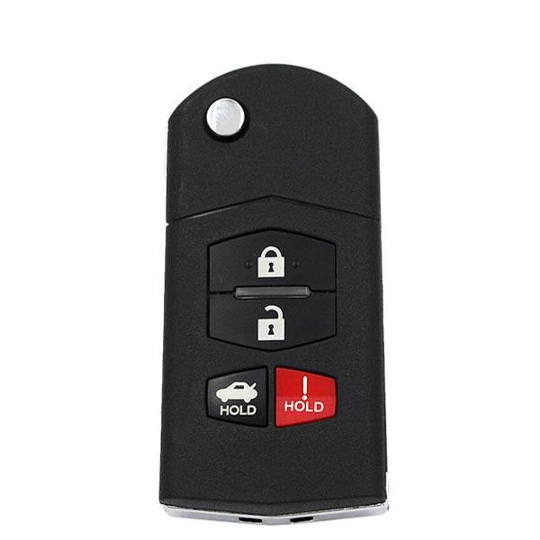 Keydiy KEYDIY Remote Flip Key Blank - Mazda Style (KD-B14-3+1) - KD-B14-3-1