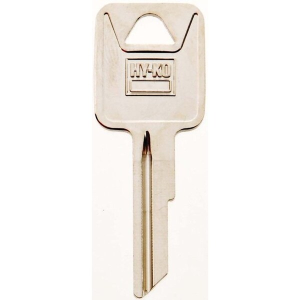 Hy-Ko Automotive Key Blank, Brass, Nickel, For: AMC Vehicle Locks - 11010RA4