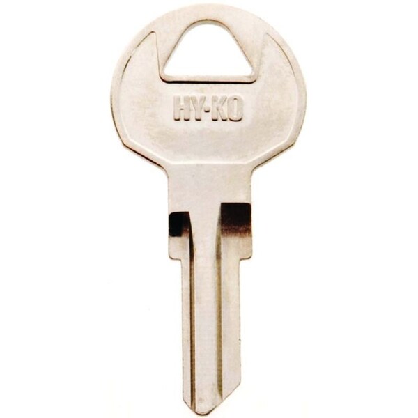 Hy-Ko Key Blank, Brass, Nickel, For: ILCO Cabinet, House Locks and Padlocks - 11010IN29