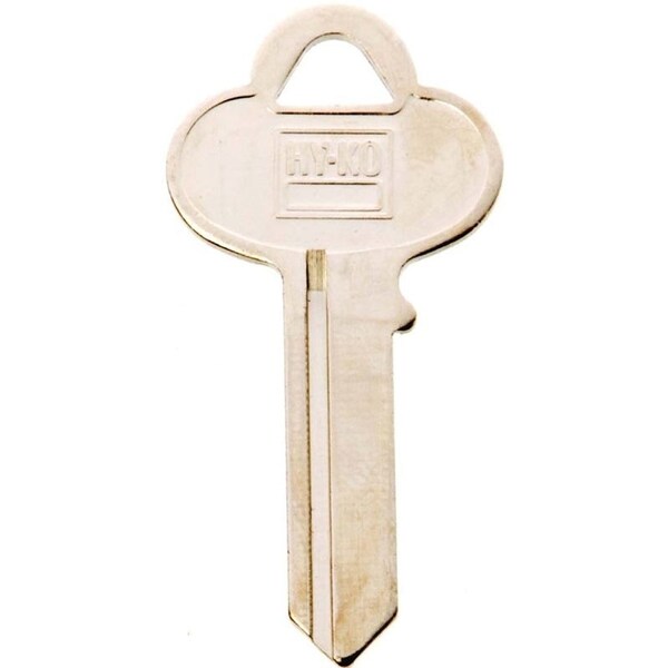 Hy-Ko Key Blank, Brass, Nickel, For: Corbin Russwin Cabinet, House Locks and Padlocks - 11010CO3