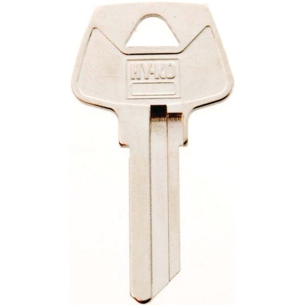 Hy-Ko Key Blank, Brass, Nickel, For: Sargent Cabinet, House Locks and Padlocks - 11010S16