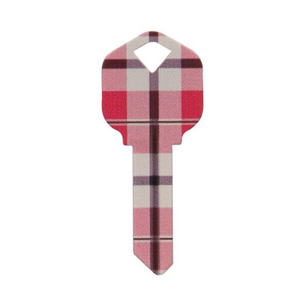 Hillman HILLMAN Wackey Plaid House/Office Universal Key Blank KW1 Single - 89043