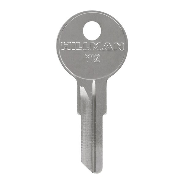 Hillman House of Office Y12-Single Sided Universal Key Blank, Assorted - Pack of 10 - 5937727