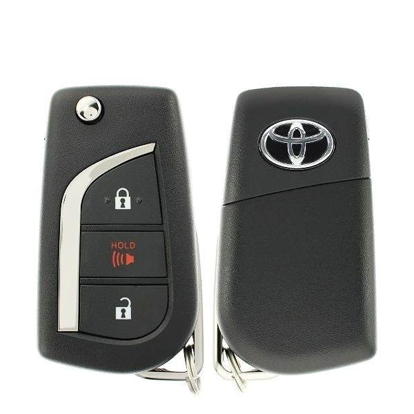 Oem OEM: REF: 2017-2018 Toyota Corolla iM / 3-Button Flip Key / PN: 89070-12C20 / HYQ12BFA (H Chip) - RFK-TOY160