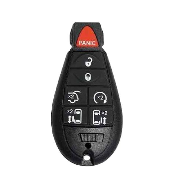 Solidkeys Chrysler, Dodge, and Jeep OEM Replacement FOBIK - 7 Button w/ Remote Start, Trunk, and Hat - SLD-CDHBL-G1A0