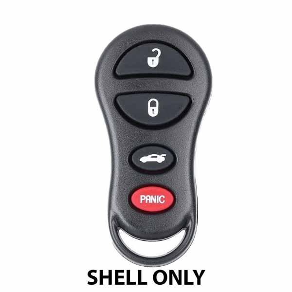 Keyless Factory KeylessFactory: 1999-2005 Chrysler Dodge Jeep Keyless Entry Remote SHELL - ORS-CHY-1471-4