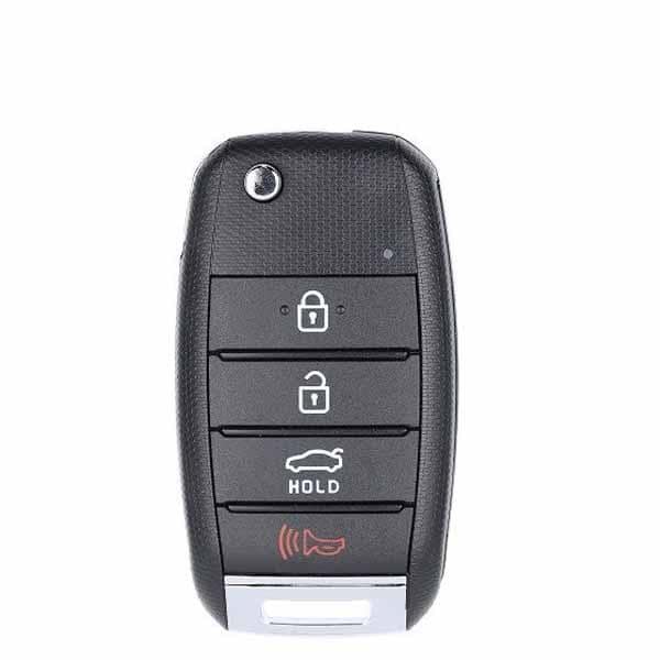 Keyless Factory KeylessFactory: 2016-2018 Kia Optima / 4-Button Flip Key / PN: 95430-D4010 / SY5JFRGE04 - RFK-KIA-022