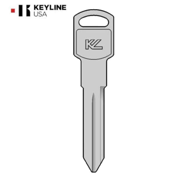 Keyline Keyline:B92 / GM-36E - GM Metal Key Double Side 10-Cut Short - Keyline - KLN-BB92