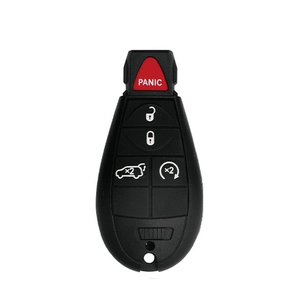 Keyless Factory KeylessFactory: 2009-2014 Dodge Jeep / 5-Button Keyless Go Fobik (Hatch) / IYZ-C01C - RSK-CDJ-KGF-5