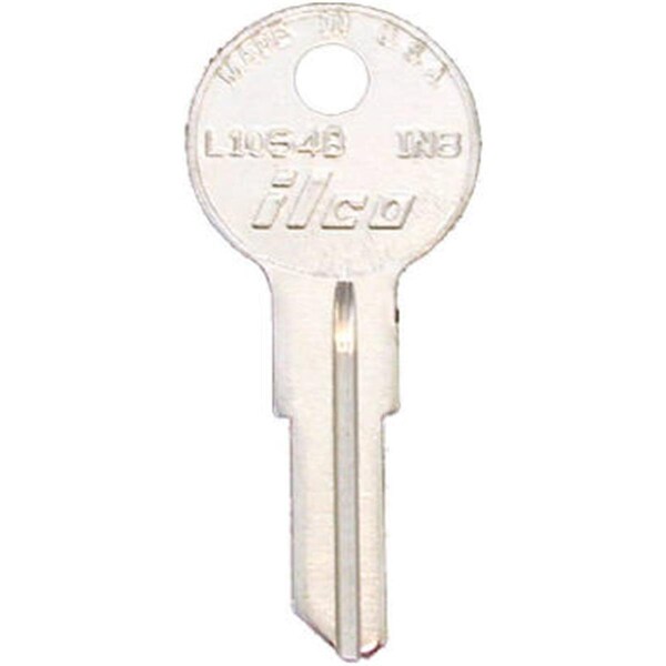 Dormakaba IN8-L1054B 0.9 x 0.1 in. Ilco Key Blank For Ilco Lockset, 10PK - 182659
