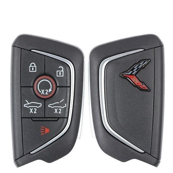Oem NEW: 2020-2021 Chevrolet Corvette C8 / 6-Button Smart Key / PN: 13538851 / YG0G20TB1 / Carbon G - RSK-GM-8851