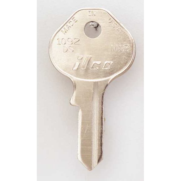 Kaba Ilco Key Blank, Brass, Type M13, 4 Pin, PK10 - 1092DS-M13