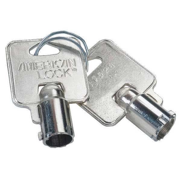 American Lock Key Blank, Steel, Circular, 7 Pins, PK25 - AKTBOX