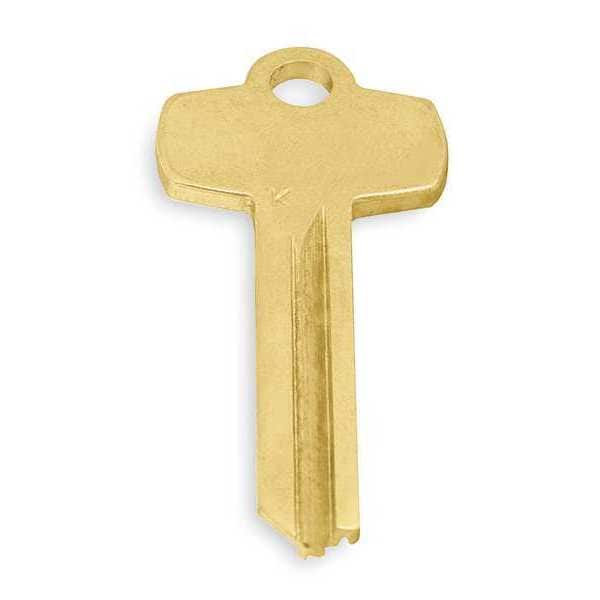 Master Lock Key Blank, Brass, Best K Keyway, 6 Pins - KCKKBWWG