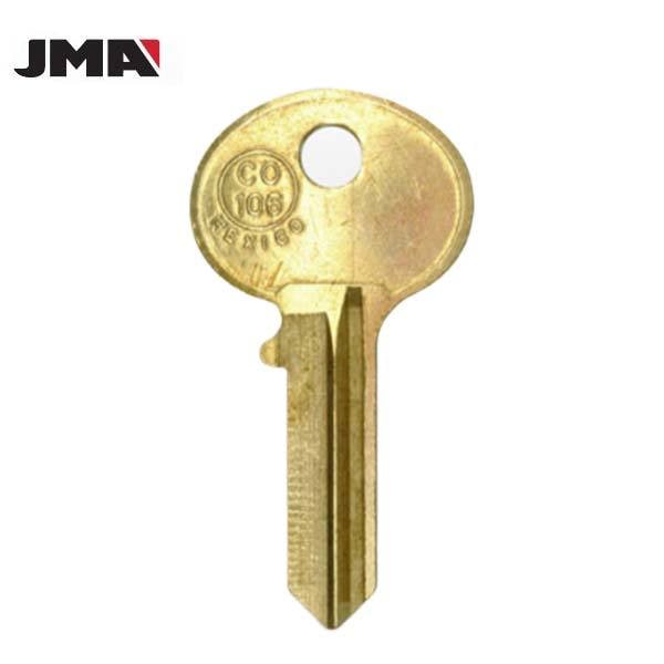 Jma JMA: CO106 / H20 / HL1 Hudson 5-Pin Cabinet Key - Brass - JMA-HUD-3E