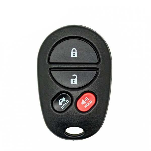 Keyless Factory KeylessFactory: Toyota 4 Button Remote Only w/ Trunk (Avalon / Solara) - R-T-20T-4B