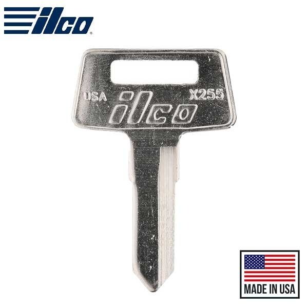 Ilco X255 Key Blank for Kawasaki ATV, Nickle Plated Brass - ILCO-X255