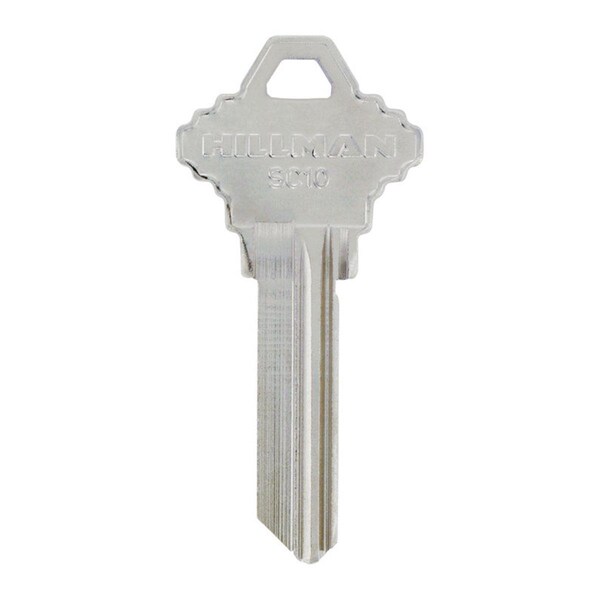 Hillman House of Office 125-Single Sided Universal Key Blank, Assorted - Pack of 4 - 5799911