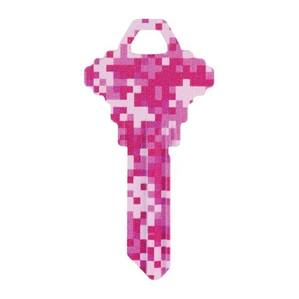 Hillman Hillman 5933502 Wackey Digital Camo House & Office Blank 68 & SC1 Single Sided Universal Key - Pack of 6 - 5933502