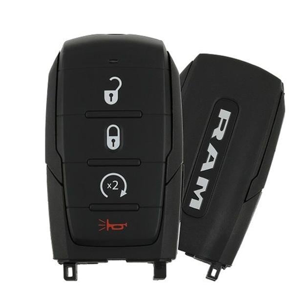 Oem NEW: 2019 - 2021 Ram 1500 Pickup / Smart Key / 4-Button / Starter / PN: 68442915AB / OHT-488205 - RSK-DDG-2915