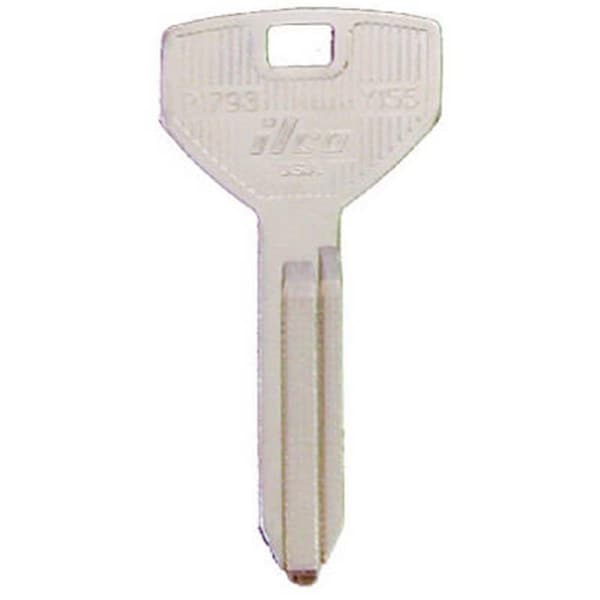 Dormakaba Y155-P 0.08 x 2 in. Ilco Plastic Head Master Key Blank, 5PK - 695103