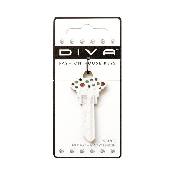 Hillman HILLMAN DIVA Confetti House/Office Universal Key Blank SC1 Single, PK6 - 87045