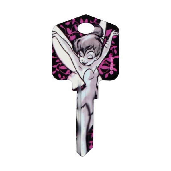 Hillman HILLMAN Disney Fairy House Key Blank 66/97 KW1/KW10 Single For Kwikset and Titan Locks - 87633