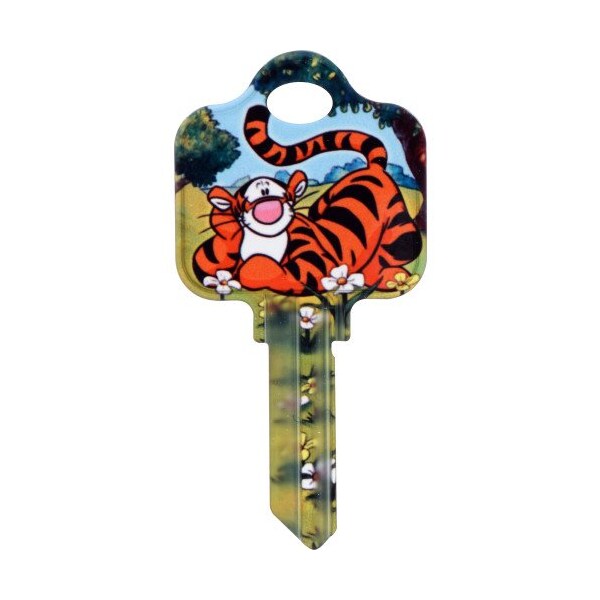 Hillman HILLMAN Disney Tigger House Key Blank 68 SC1 Single For Schlage Locks - 87653