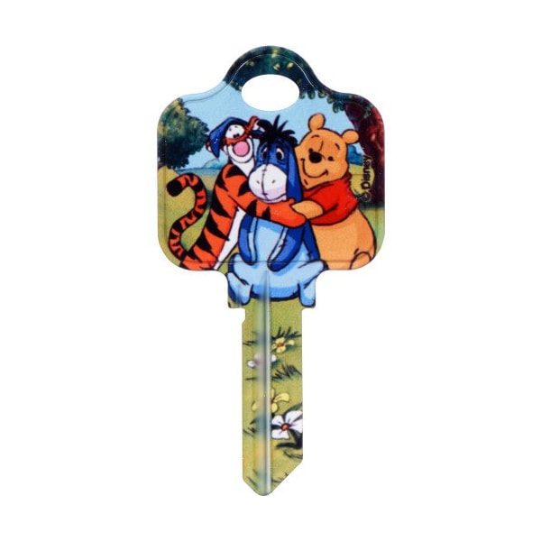 Hillman HILLMAN Disney Tigger House Key Blank 68 SC1 Single For Schlage Locks - 87653