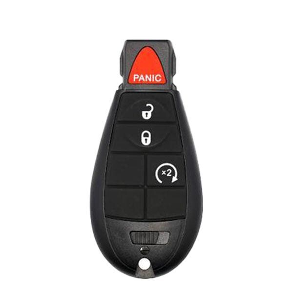Solidkeys SolidKeys: Chrysler, Dodge, and Jeep OEM Replacement FOBIK - 4 Button w/ Remote Start - SLD-CDHBL-G120