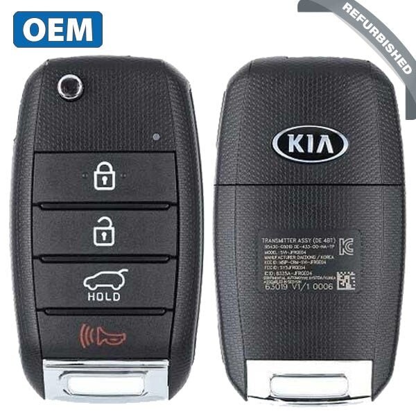 Kia OEM:REF2017-2019 Niro / 4-Button Flip Key / PN95430-G5010 / SY5JFRGE04 (DE 4BT) - RFK-KIA084