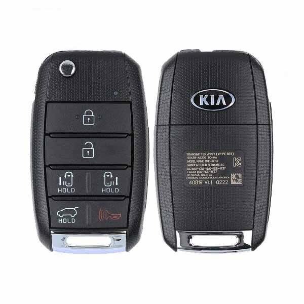 Oem OEM: NEW: 2019 KIA SEDONA 6 BUTTON FLIP KEY  TQ8-RKE-4F37 (YP PE 6BT) PN:  95430-A9350 - RFK-KIA-9350