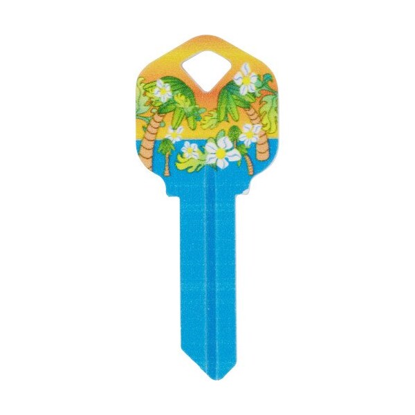 Hillman HILLMAN Wackey Tropical House/Office Universal Key Blank KW1 Single - 89052