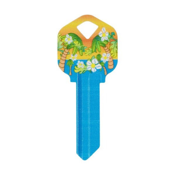 Hillman HILLMAN Wackey Tropical House/Office Universal Key Blank KW1 Single - 89052