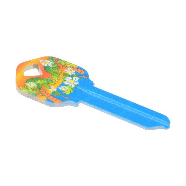 Hillman HILLMAN Wackey Tropical House/Office Universal Key Blank KW1 Single - 89052