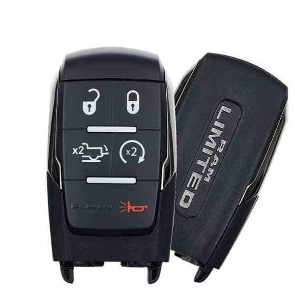 Oem OEM: REF:  2019-2020 Dodge Ram Limited / 5-Button Smart Key / PN: 68375457AB / GQ4-76T - RSK-DDG5457-RFB