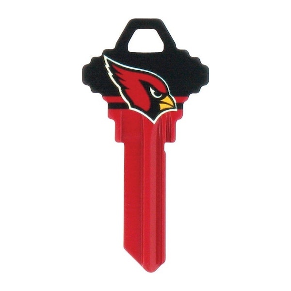 Hillman HILLMAN NFL Arizona Cardinals House/Office Key Blank 68 SC1 Single For Schlage Locks - 89607