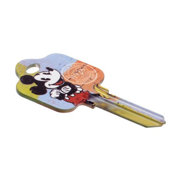 Hillman HILLMAN Disney Mickey Mouse 1928 House Key Blank 68 SC1 Single For Schlage Locks - 87650